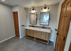 Custom double vanity bathroom